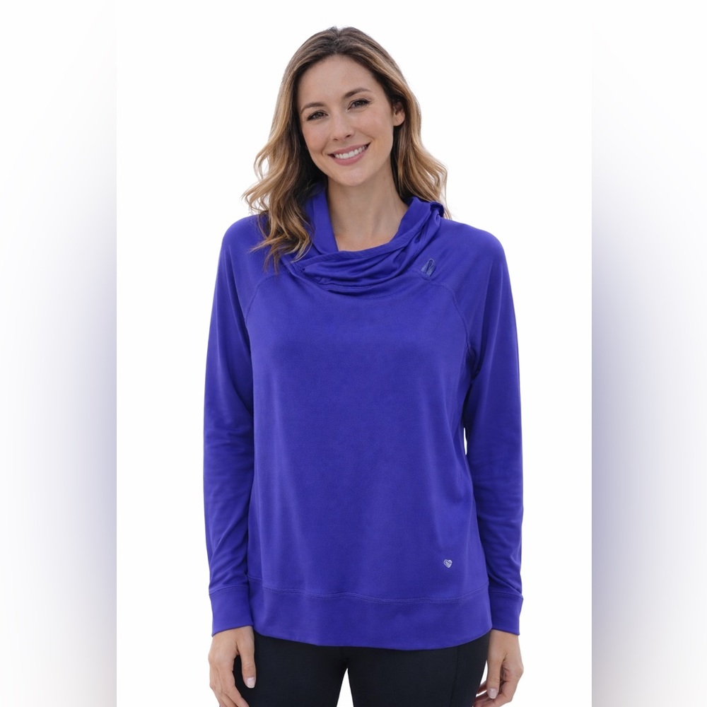 Colosseum Top stretch With Hood Purple Small